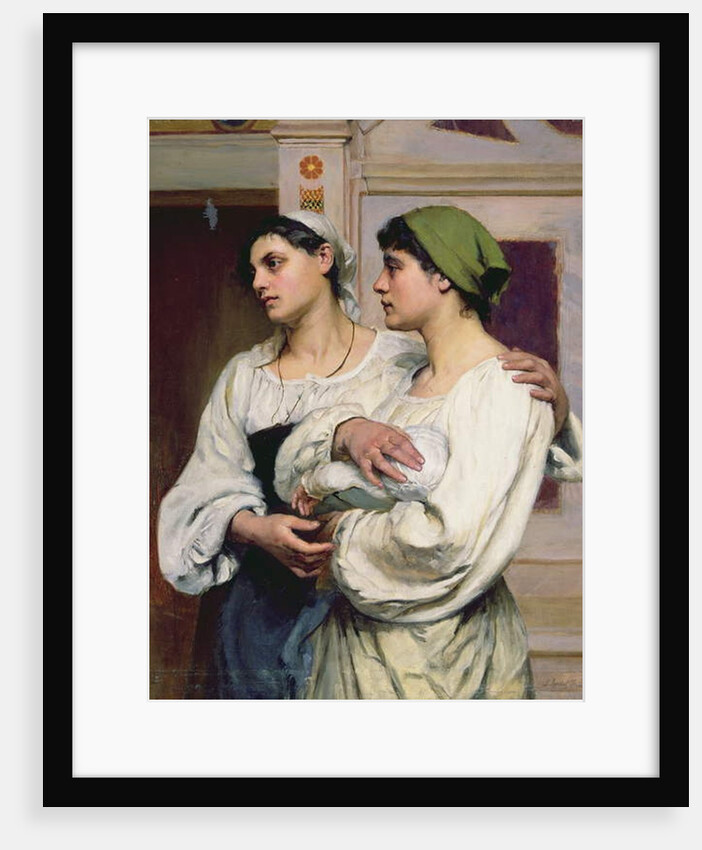 Italian women in church by Susan Isabel Dacre