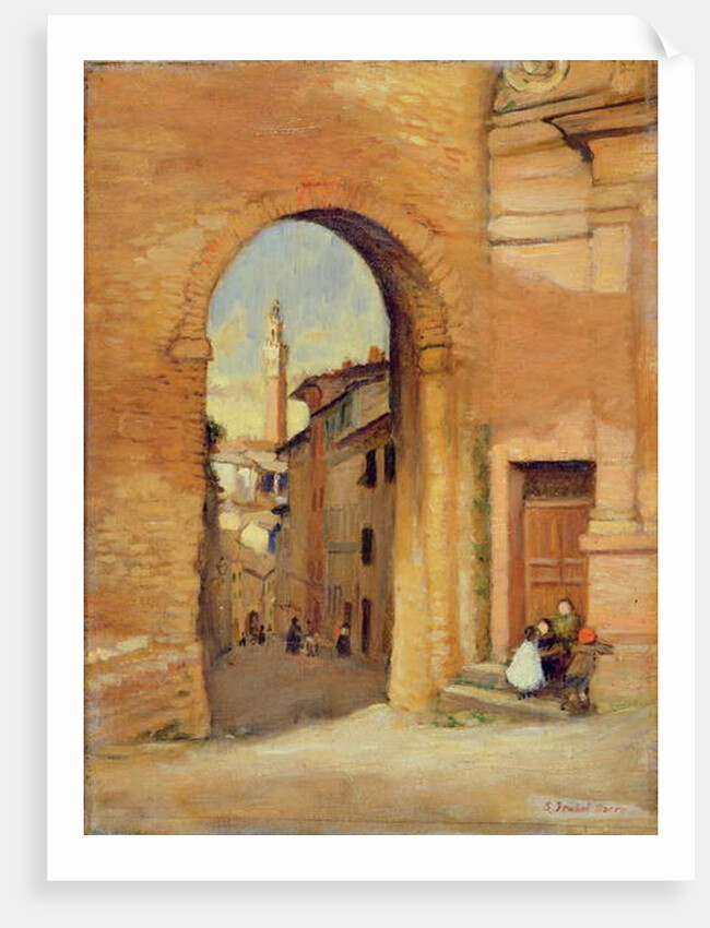 Gateway at Siena by Susan Isabel Dacre