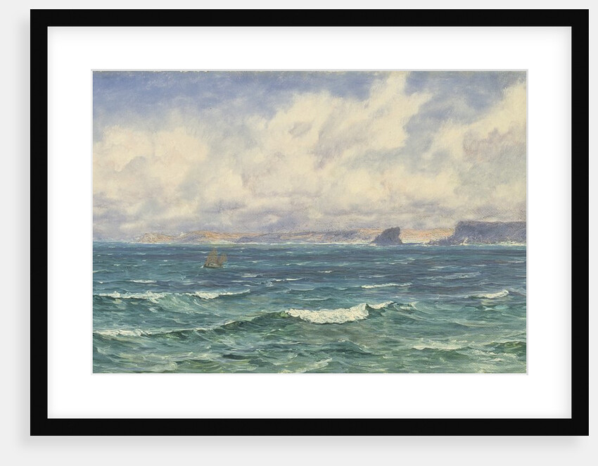 Seascape, 1881 by John Brett