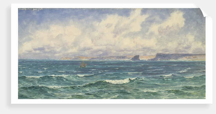 Seascape, 1881 by John Brett