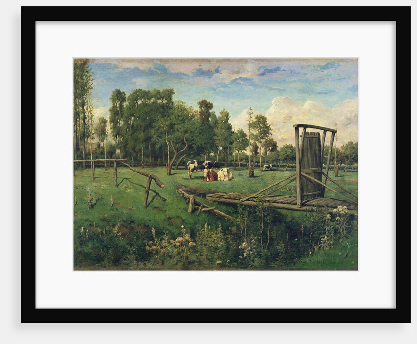 A Pasture in Normandy by Constant-Emile Troyon