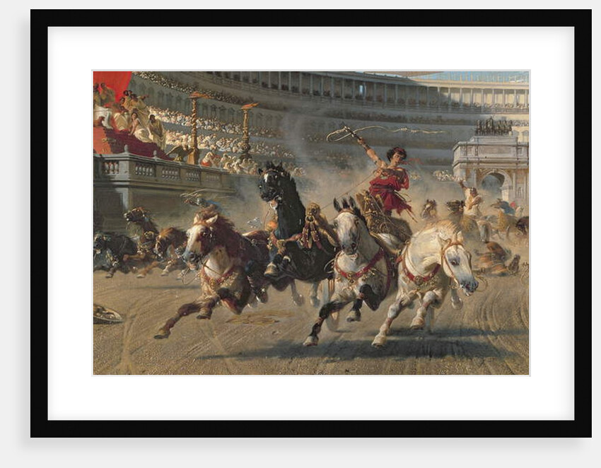 The Chariot Race, c.1882 by Alexander von Wagner