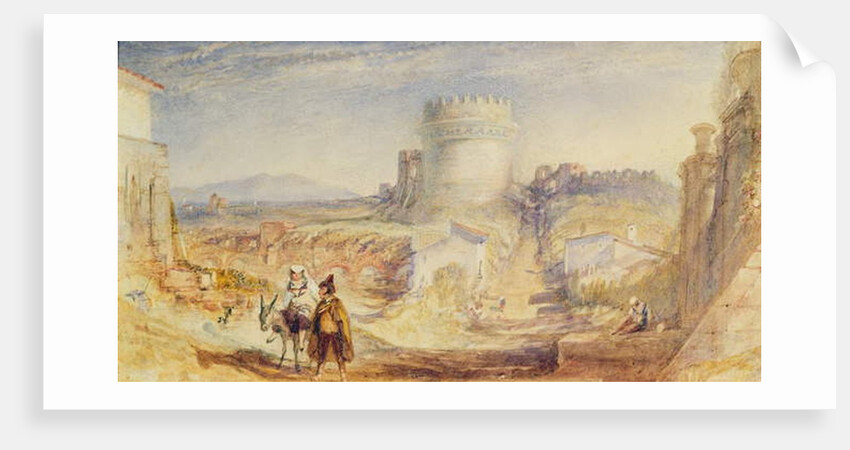 Rome, the Tomb of Cecilia Metella, c.1824 by Joseph Mallord William Turner