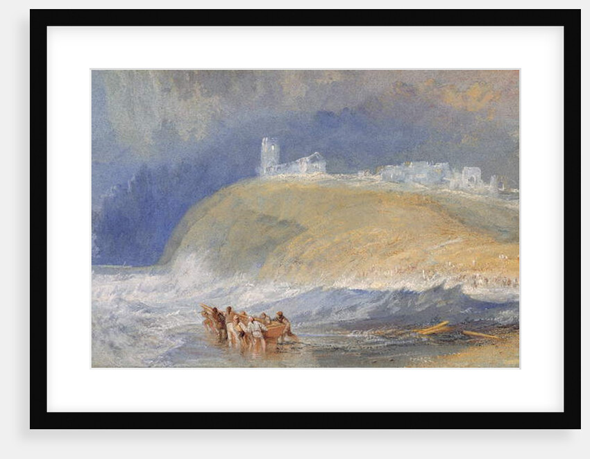 Dunstanborough Castle, Northumberland, c.1829 by Joseph Mallord William Turner