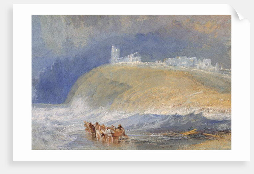 Dunstanborough Castle, Northumberland, c.1829 by Joseph Mallord William Turner