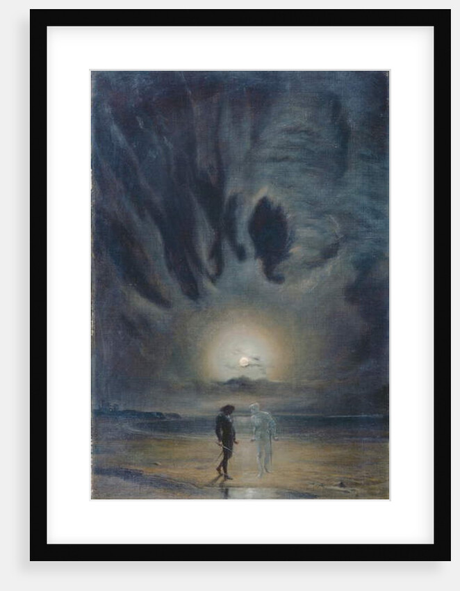 Hamlet and the Ghost, 1901 by Frederic James Shields