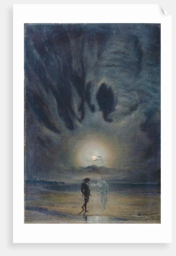 Hamlet and the Ghost, 1901 by Frederic James Shields