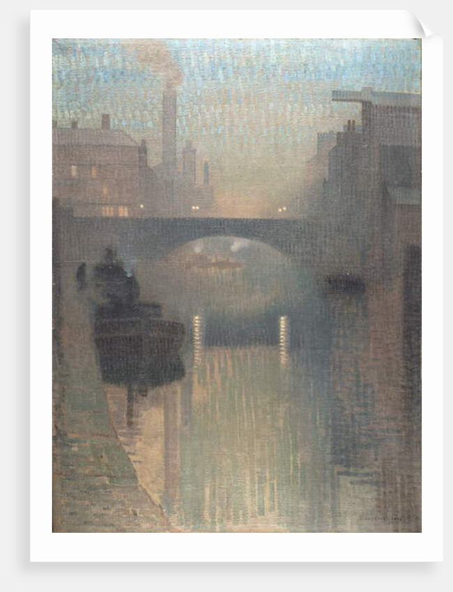 Bailey Bridge, Manchester, 1912 by Adolphe Valette