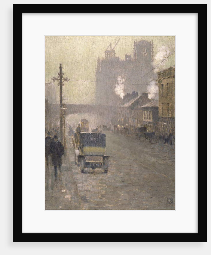 Oxford Road, Manchester, 1910 by Adolphe Valette