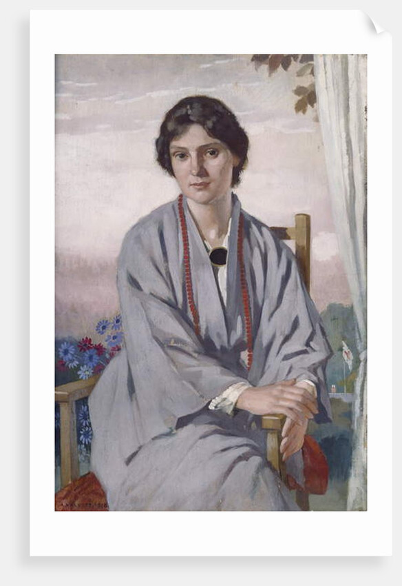 Portrait of May Aimee Smith, 1918 by Adolphe Valette