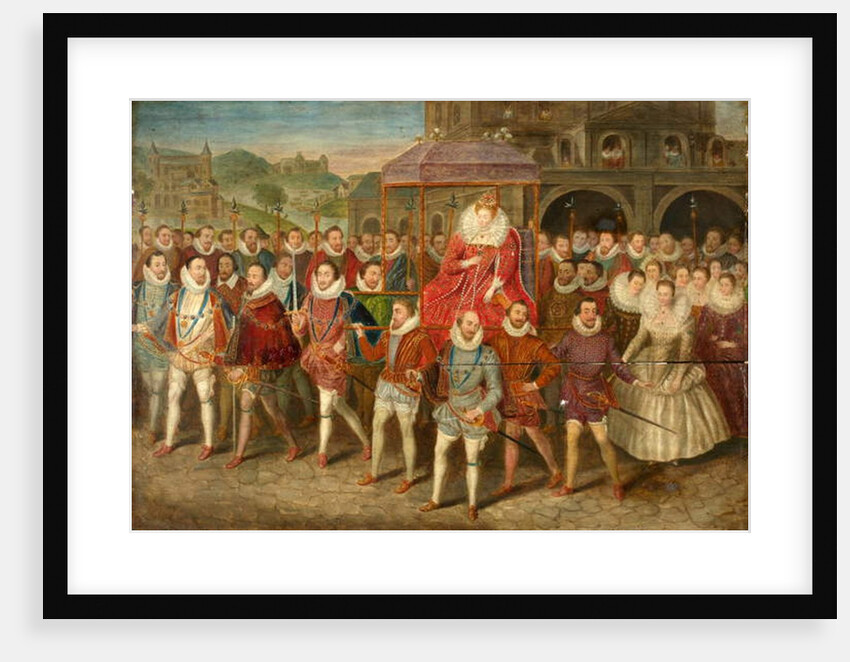A Procession of Queen Elizabeth I, c.1800-40 by Robert (after) Peake