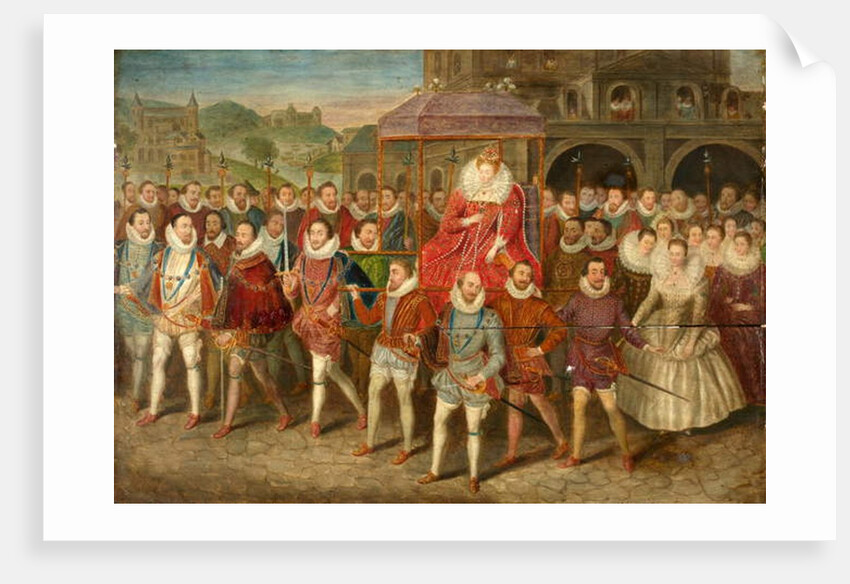 A Procession of Queen Elizabeth I, c.1800-40 by Robert (after) Peake