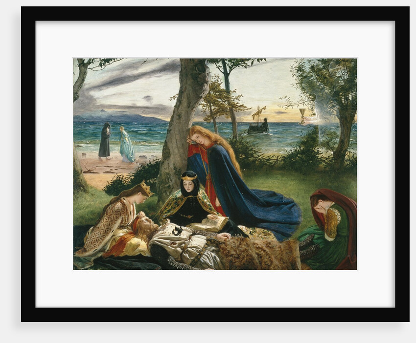 Le Morte d'Arthur, 1860 by James Archer