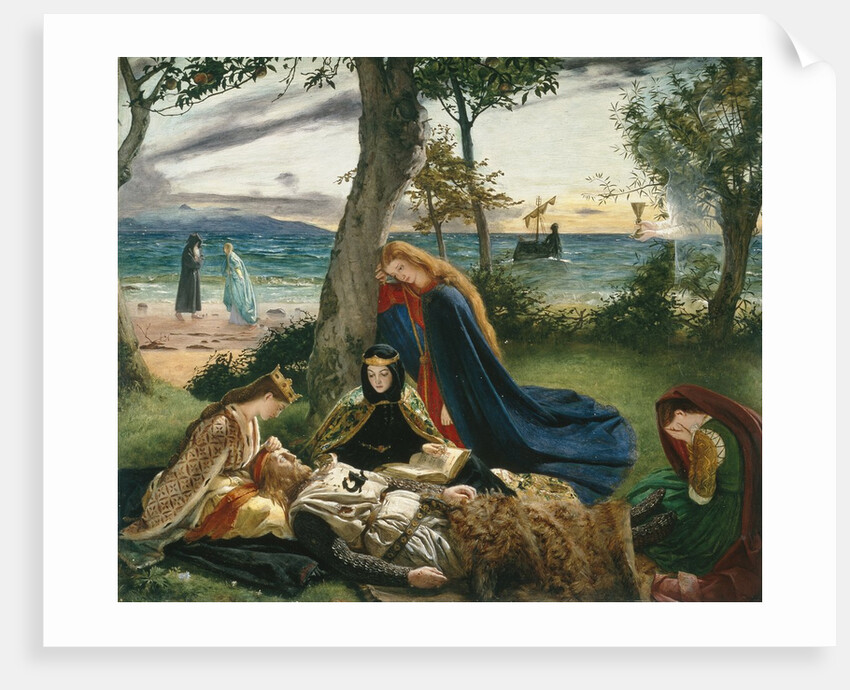 Le Morte d'Arthur, 1860 by James Archer