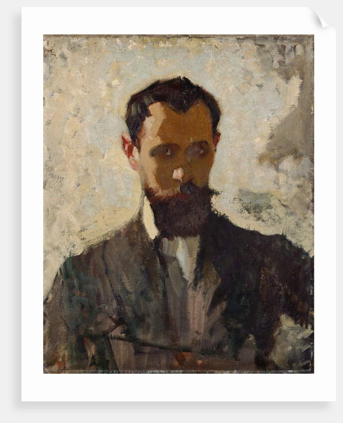 Self Portrait Study, c.1912 by Adolphe Valette