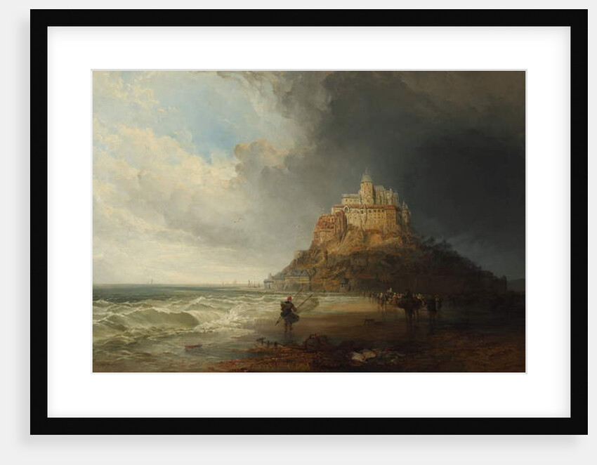 Mont St Michel, 1854 by Charles Bentley