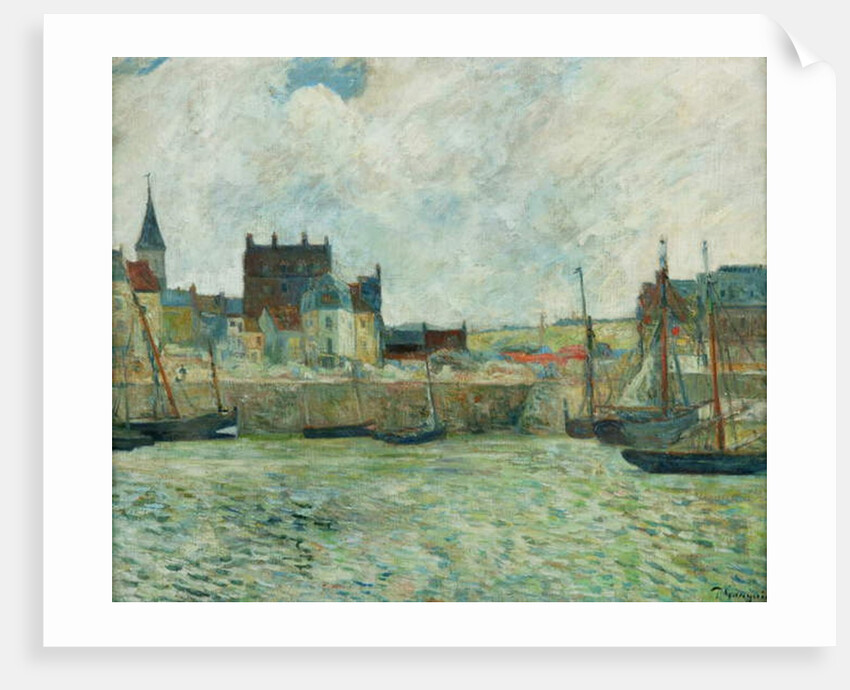 Harbour Scene, Dieppe, c.1885-86 by Paul Gauguin