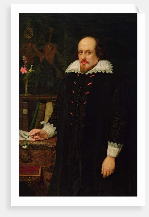 Portrait of William Shakespeare 1849 by Ford Madox Brown