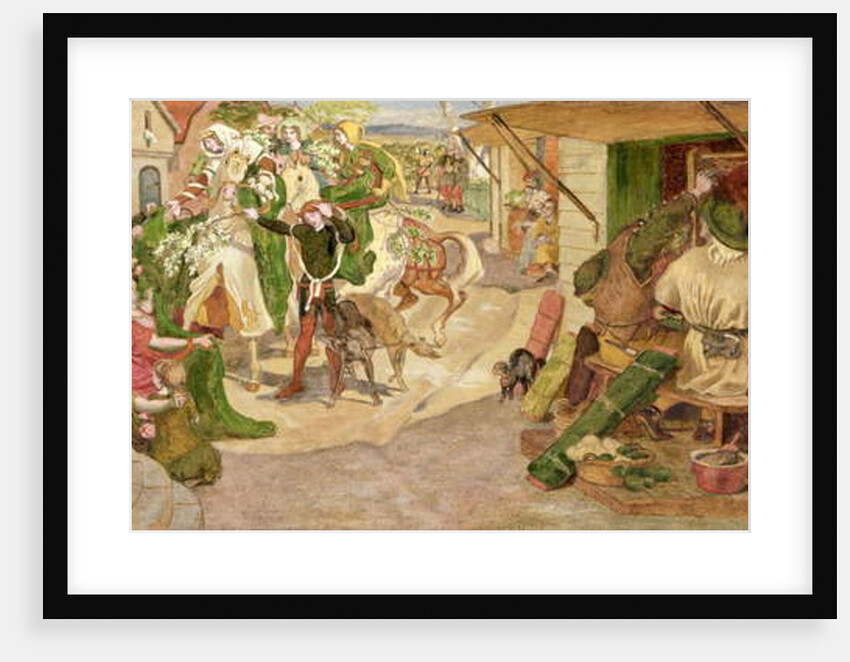 The Establishment of the Flemish Weavers in Manchester in 1363, 1888 by Ford Madox Brown