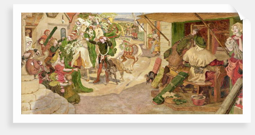 The Establishment of the Flemish Weavers in Manchester in 1363, 1888 by Ford Madox Brown