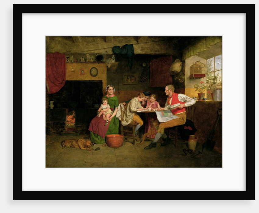 Answering the Emigrant's Letter, 1850 by James Collinson