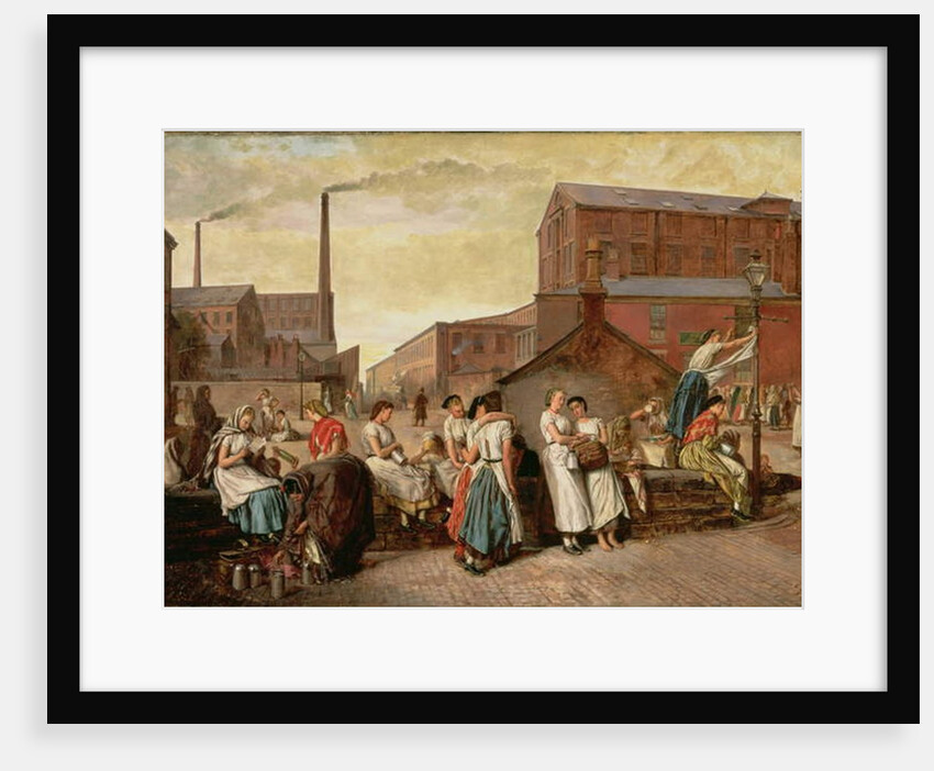 The Dinner Hour, Wigan, 1874 by Eyre Crowe