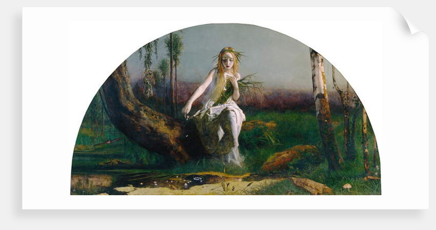 Ophelia, 1852 by Arthur Hughes