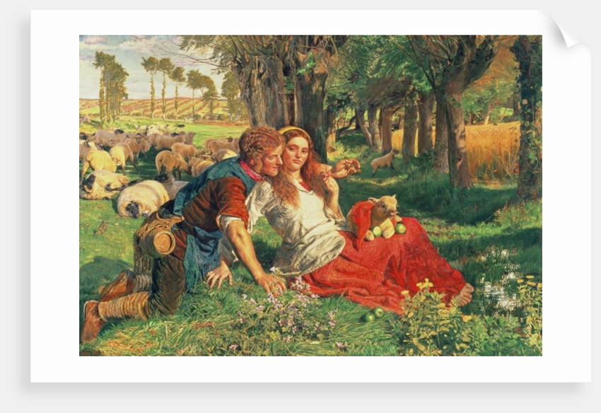 The Hireling Shepherd, 1851 by William Holman Hunt