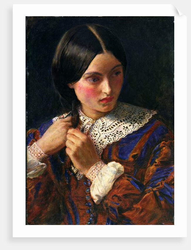 Only a Lock of Hair, c.1857-58 by John Everett Millais