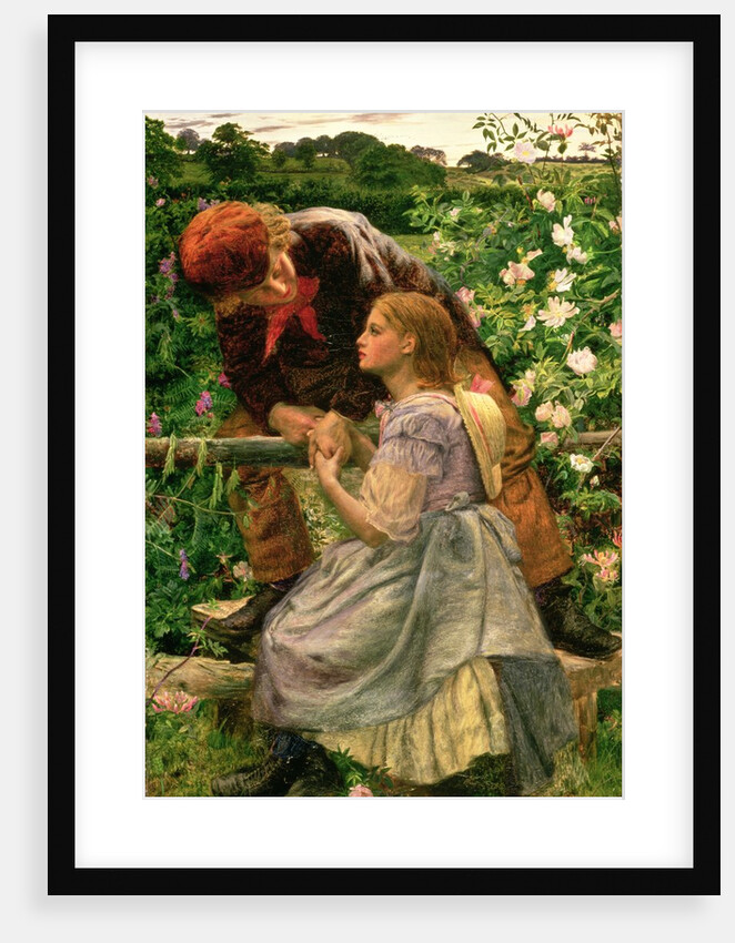 Early Lovers, 1858 by Frederick Smallfield