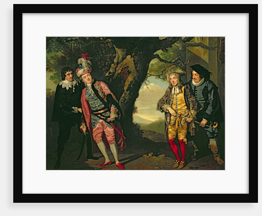 The Duel, from Act 3, scene 4 of 'Twelfth Night', 1771-72 by Francis Wheatley