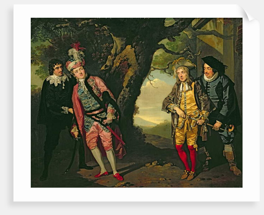 The Duel, from Act 3, scene 4 of 'Twelfth Night', 1771-72 by Francis Wheatley