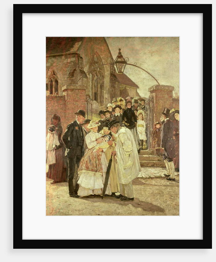 Christening Sunday 1887 by James Charles