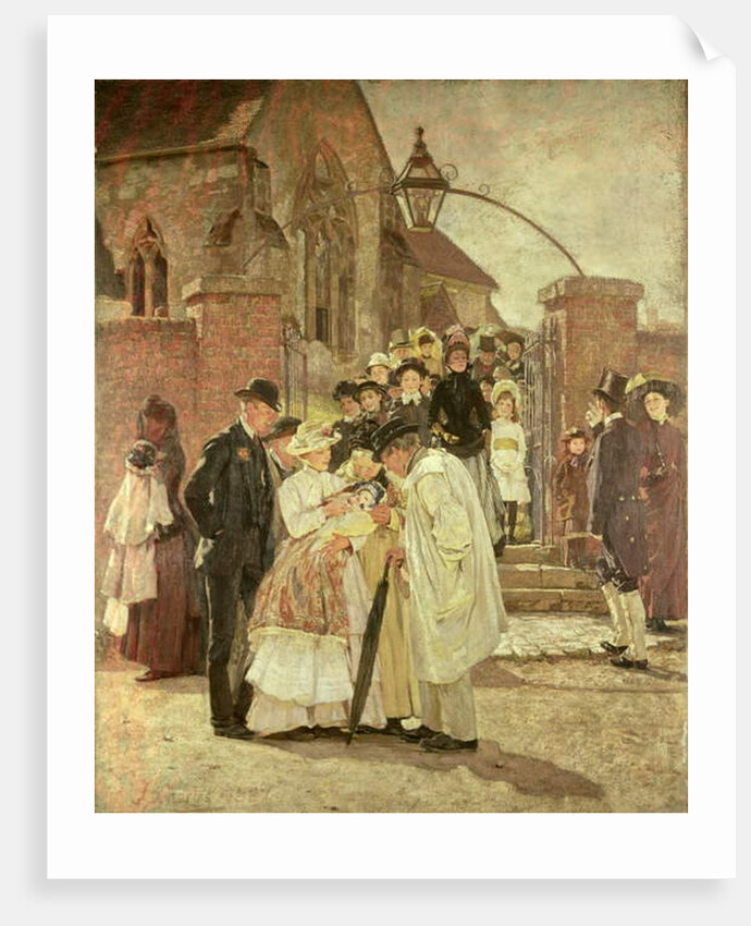Christening Sunday 1887 by James Charles