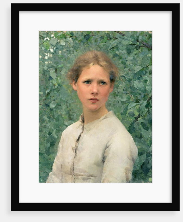 A Girl's Head, 1886 by George Clausen
