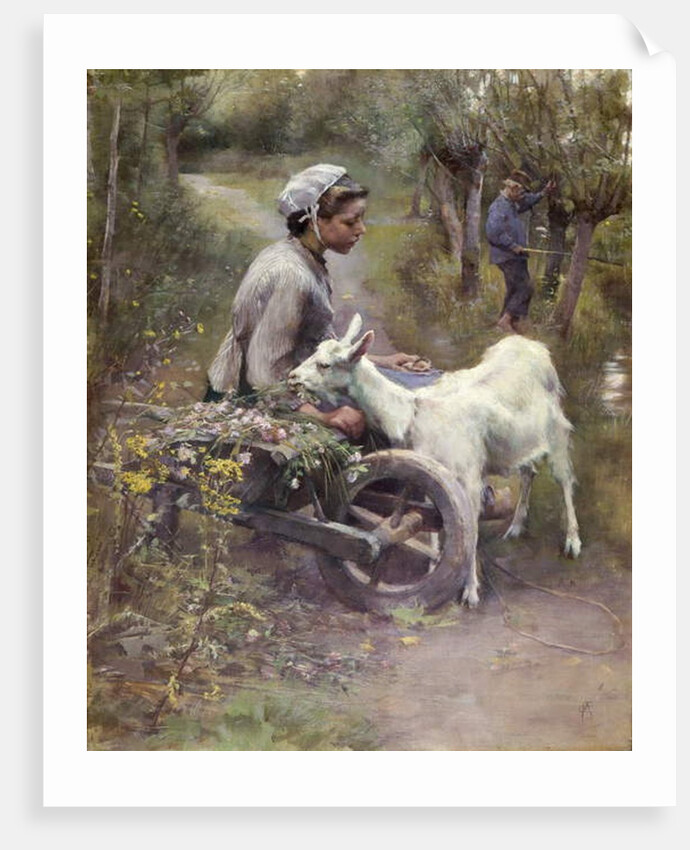 Jean, Jeanne and Jeannette, exh.1892 by Elizabeth Adela Stanhope Forbes