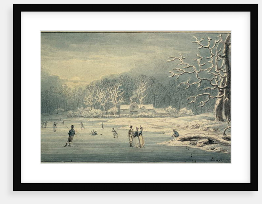 Hyde Park in the Snow, 1796 by Edward Dayes