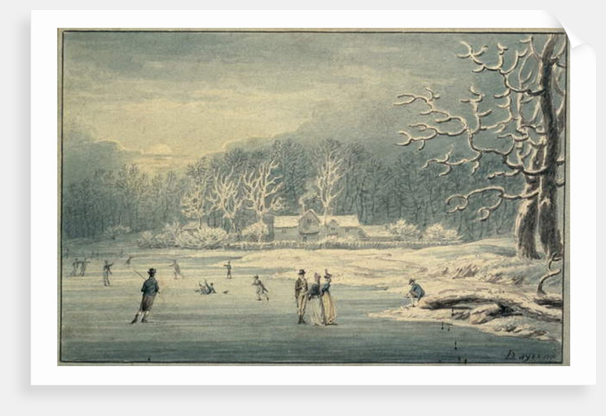 Hyde Park in the Snow, 1796 by Edward Dayes
