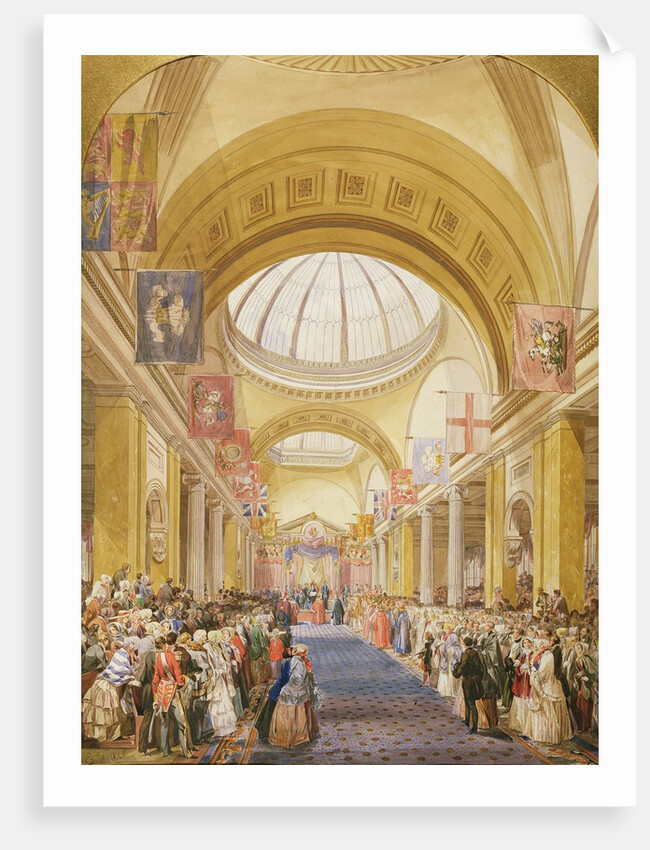 Visit of Queen Victoria to the Royal Exchange, Manchester in 1851 by Edmund Walker