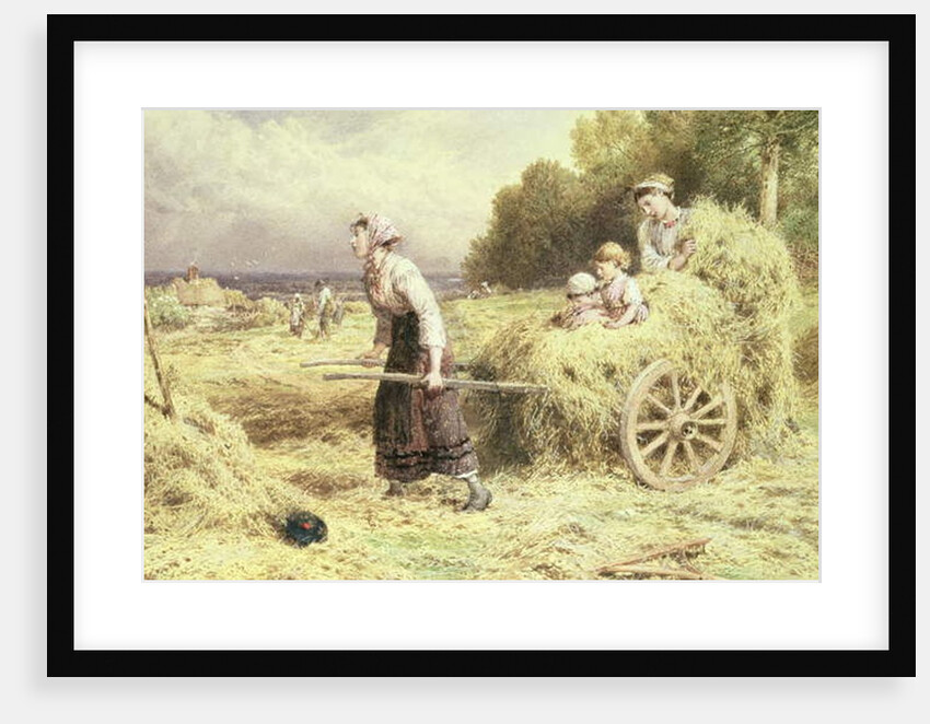 Haytime, c.1860 by Myles Birket Foster