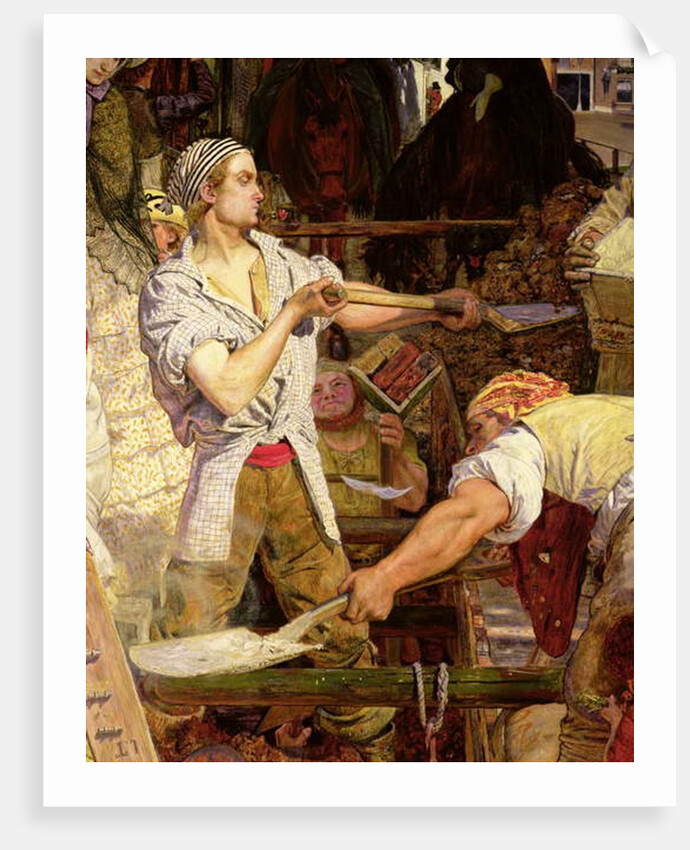 Work: Workman with Carnation in his Mouth, 1852-65 by Ford Madox Brown