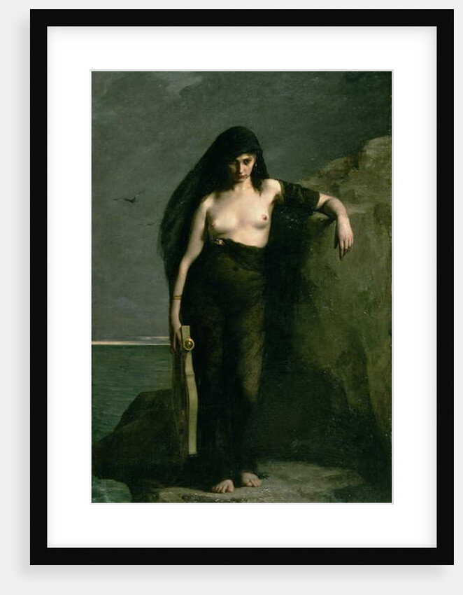 Sappho, 1877 by Charles Auguste Mengin