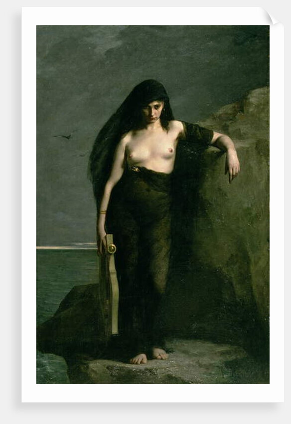 Sappho, 1877 by Charles Auguste Mengin