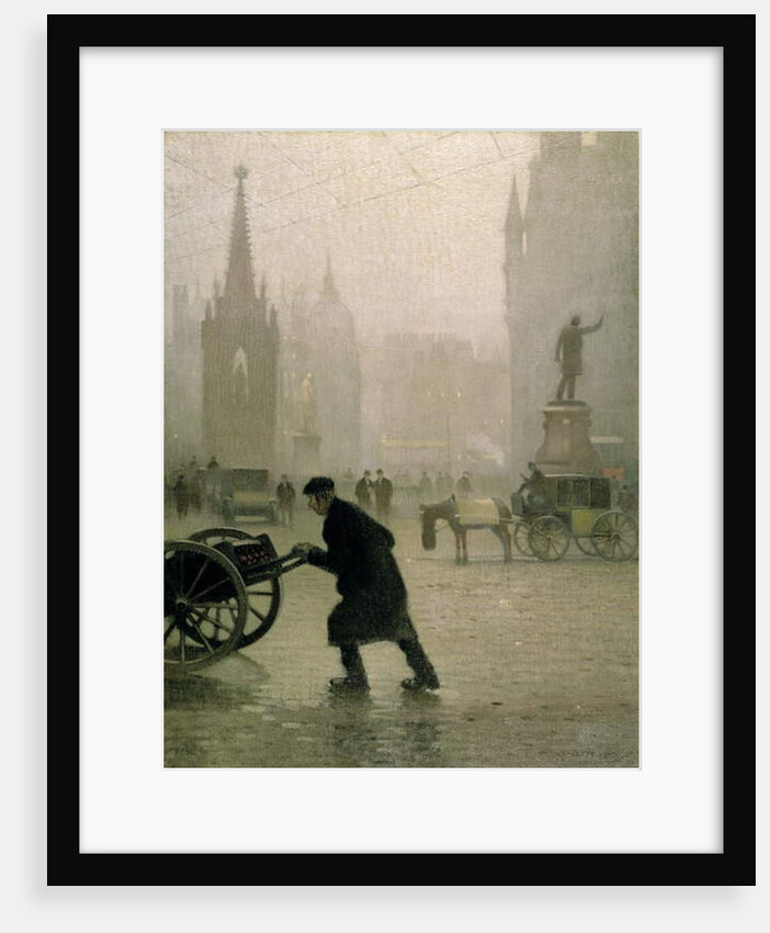 Albert Square, Manchester, 1910 by Adolphe Valette