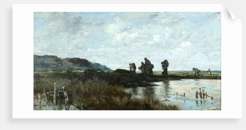 Homewards, Conway Marsh, 1881 by William Meredith