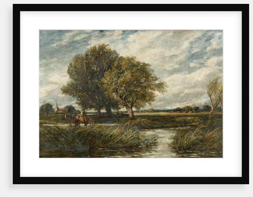 Watering Horses, 1893 by Edmund Morison Wimperis