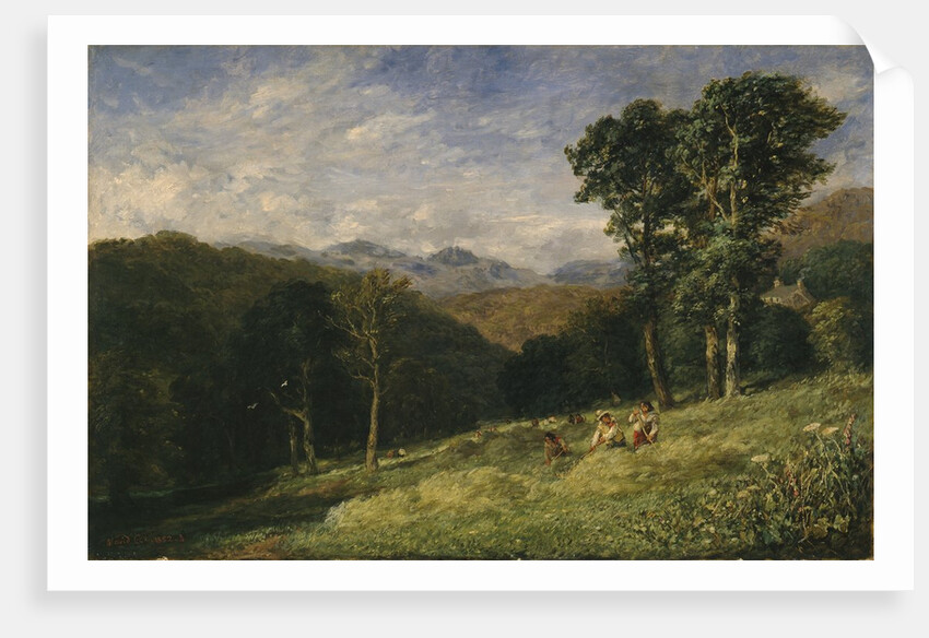 Haymaking near Conway, 1852-53 by David Cox