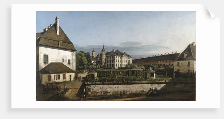 The Fortress of Konigstein: Courtyard with the Brunnenhaus, 1756-58 by Bernardo Bellotto