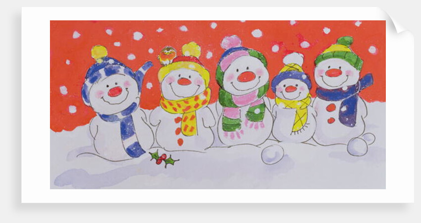 Snow Family by Diane Matthes
