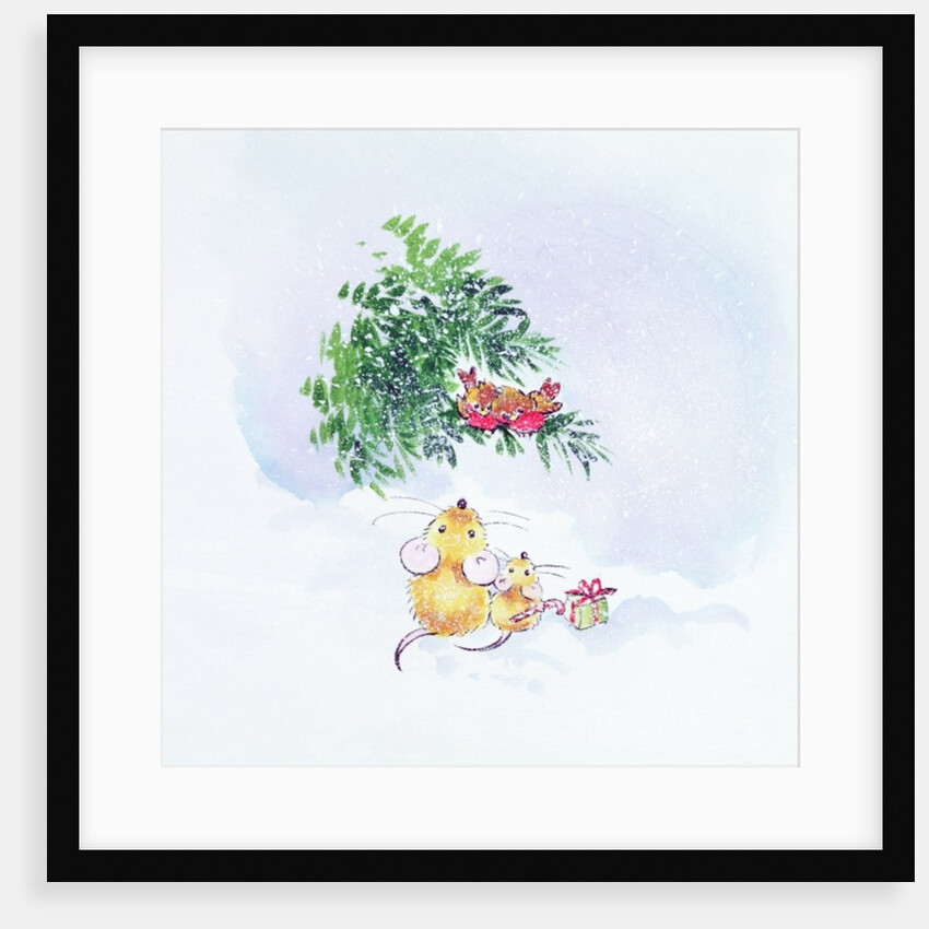 Christmas Mice and Robins by Diane Matthes